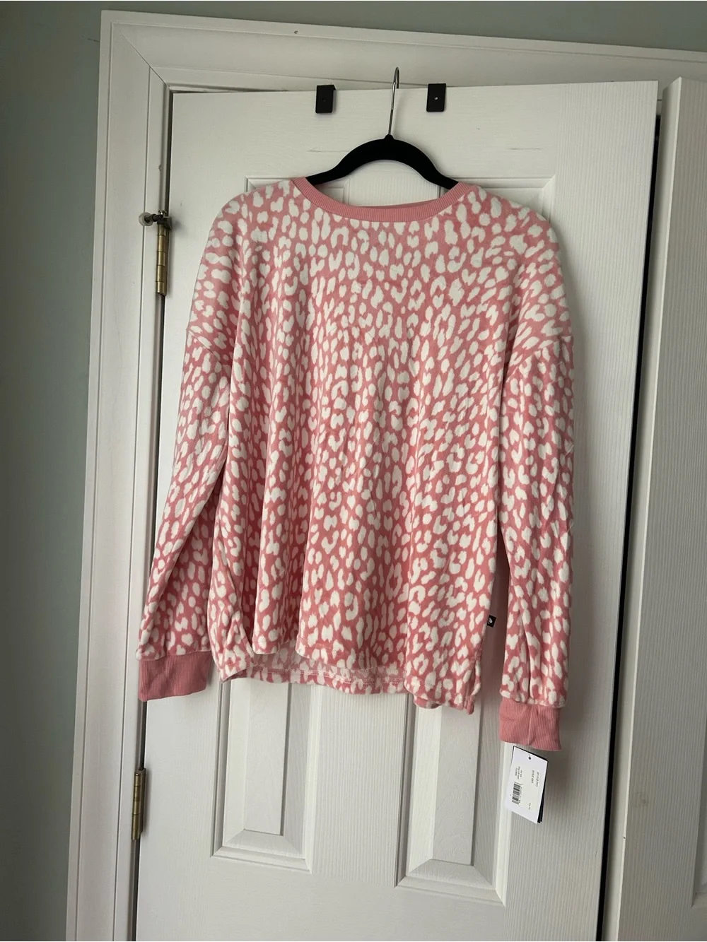 Kate Spade Pink Leopard Print Pajama Set - Soft Cozy Sleepwear